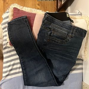 Ab technology Democracy skinny ankle fitted through hips size 8 jeans